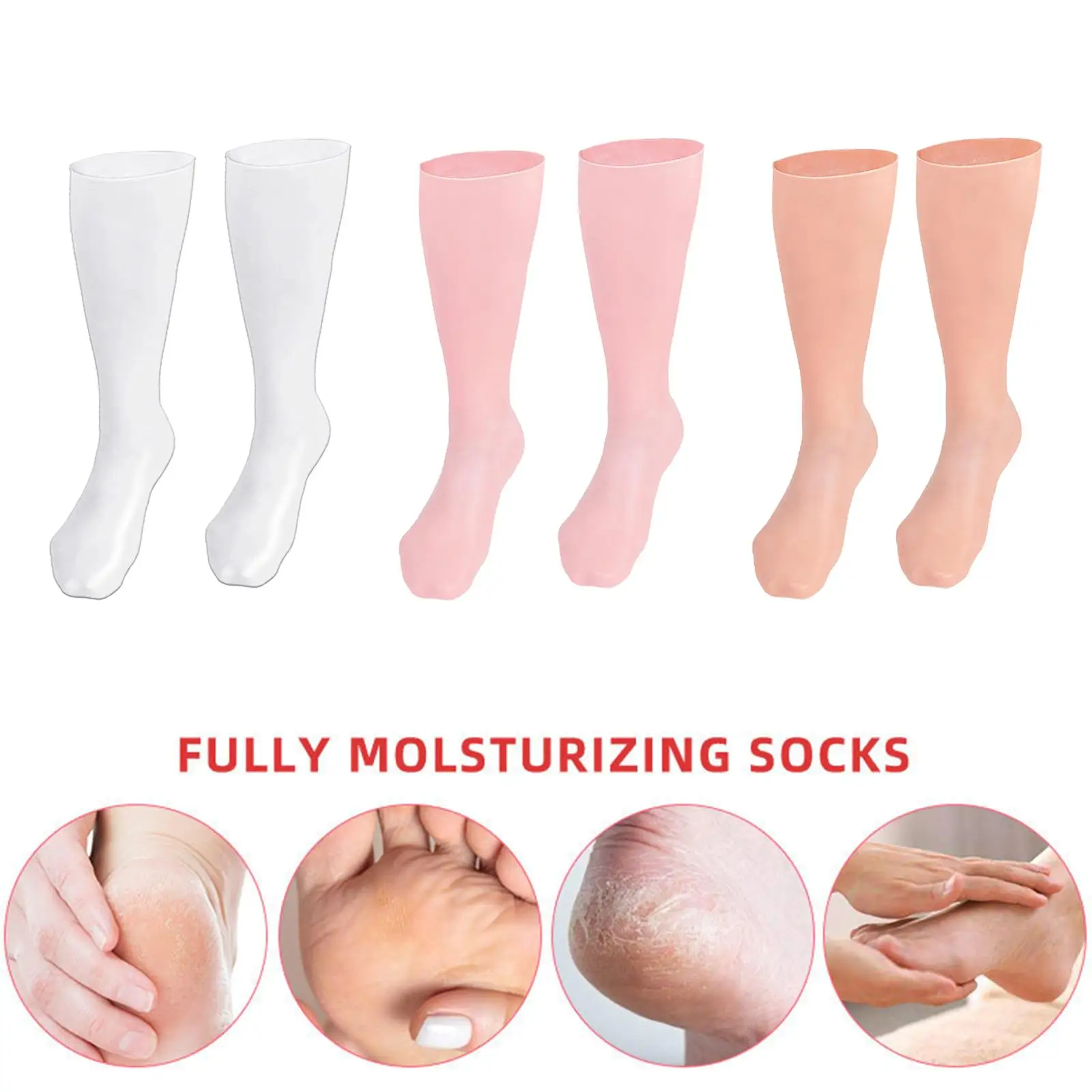 

Moisturizing Socks Skin Rejuvenation Foot Protector Full Foot for Dry Feet