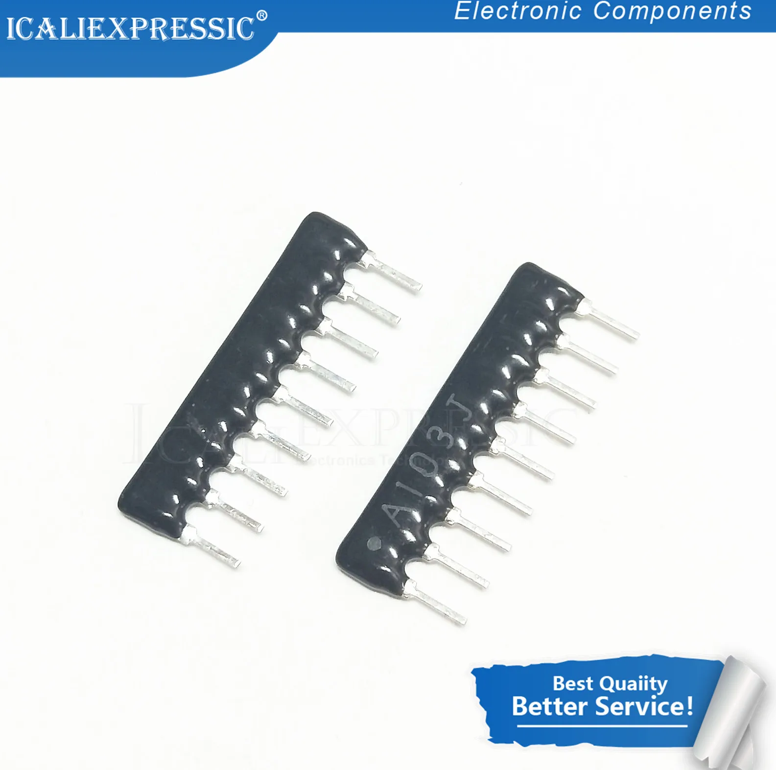 10PCS DIP exclusion Network Resistor array 9pin 100 220 330 470 510 680 1K 1.2K 1.5K 2K 2.2K 3.3K 4.7K 5.1K 5.6K 10K 100K ohm