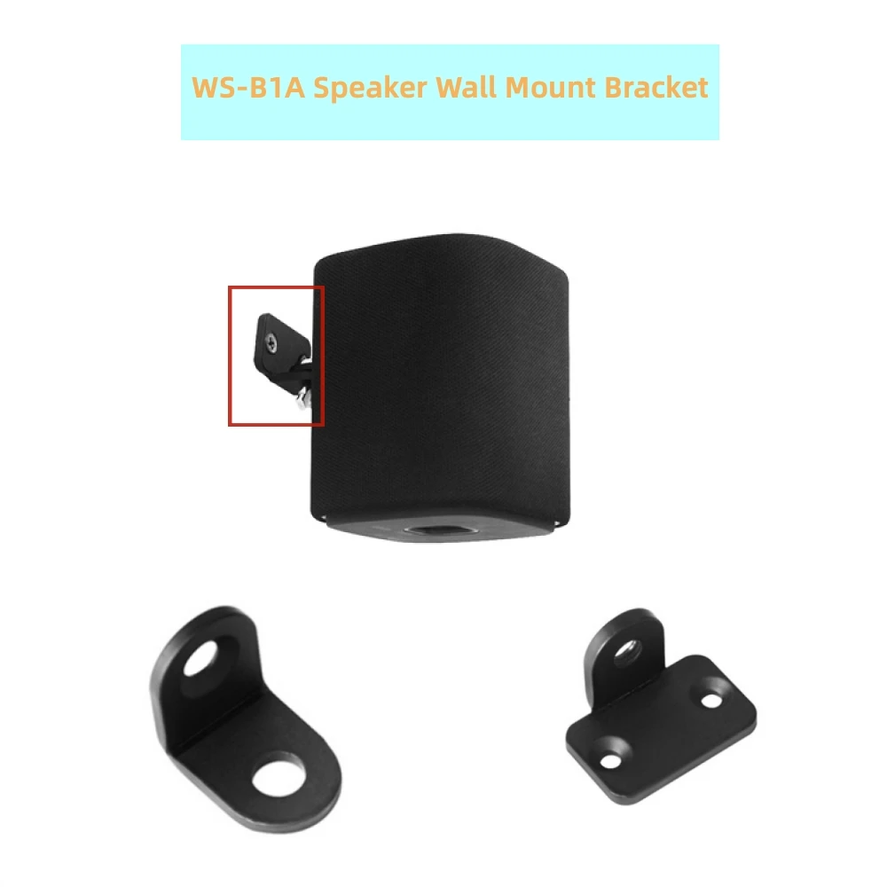 

​ WS-B1A Черный настенный кронштейн для портативного динамика