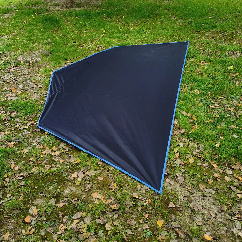 Pentagonal Camping Mat Oxford Cloth Waterproof Beach Mat  Pyramid Tent Matching Ground Sheet Sunshade Shelter Picnic Blanket