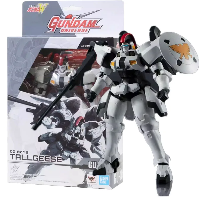 Bandai Gundam Original Anime Figure GU-10 Gundam UNIVERSE OZ-00MS Tallgeese PVC Model Anime Action Figures Toys for Children