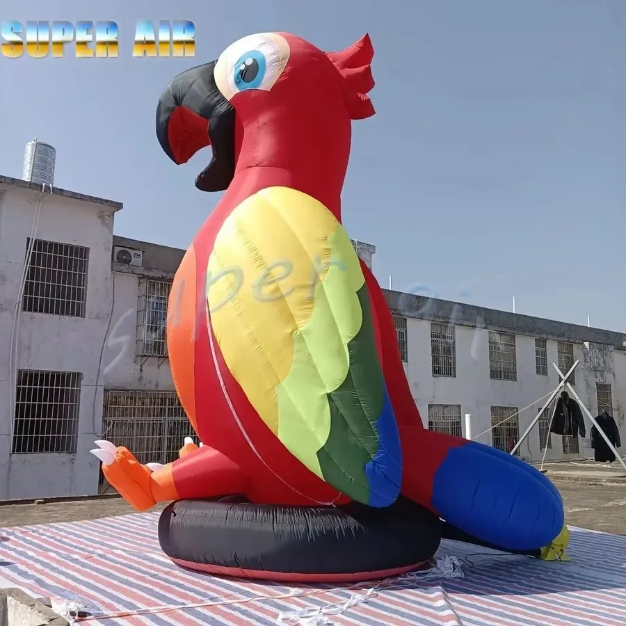 New product promotion inflatable cartoon animal  inflatable parrot for exhibition