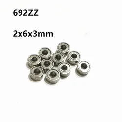 692ZZ L-620ZZ 2x6x3mm Miniature Deep Groove Ball Bearings Small Motor Model Bearings Computer Video Card Fan