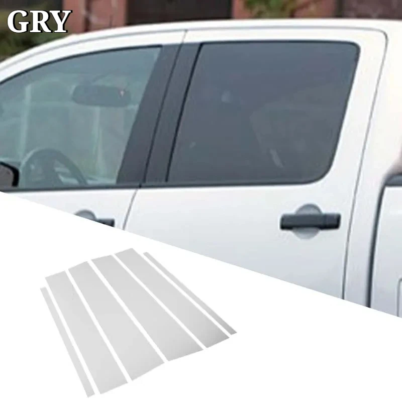 Car Window Door Column B C Pillar Post Cover Trim For Nissan Titan 2004-2015 PC Black Exterior Car Accessories