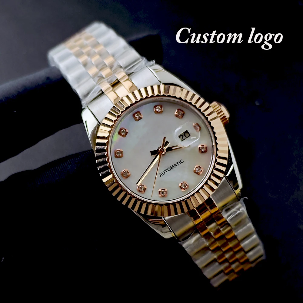 New NH05 Watch ladies' Watch Customized Logo Watch Customized Logo Watch Suitable for NH05 Movement Watch