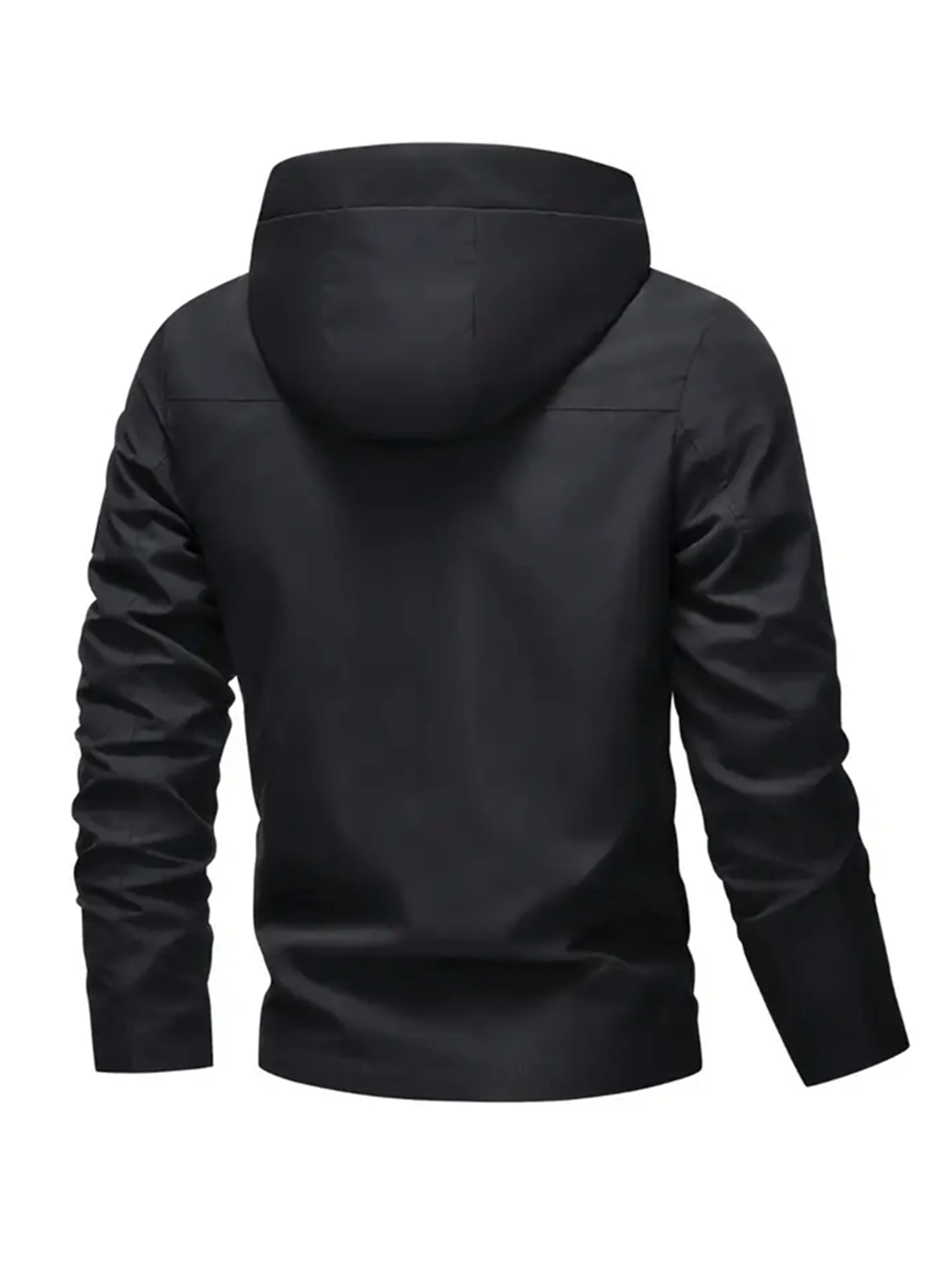 

Мужская модная водонепроницаемая куртка для активного отдыха с принтом и вышивкой, с капюшоном и молнией, для весны и осени, повседневная, для ежедневной носки