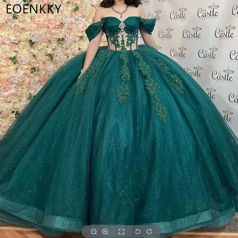 Elegant Princess Ball Gowns Sweetheart Collar Off Shoulder Short Sleeves Youth Woman Graduation Evening Dressses Customized