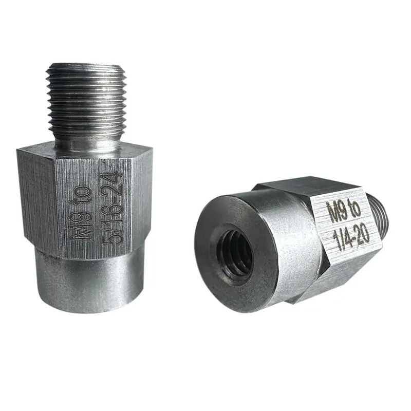 

Адаптер для резьбы M9 ABBN-2Pcs, способный преобразовывать резьбу M9 в 5/16"-24 и 1/4"-20, для полировки.