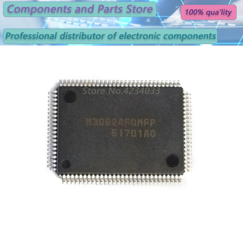 5pcs 100% New  M30624FGAFP  M30624FGA  0624FGAFP   QFP-100 Geïntegreerde Chip Originele Nieuwe