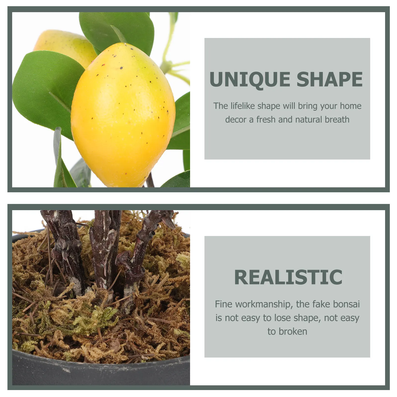 

Искусственный лимонный гранат в горшке, декоративное растение, имитация бонсай для дома, кухни, гостиной, рабочего стола