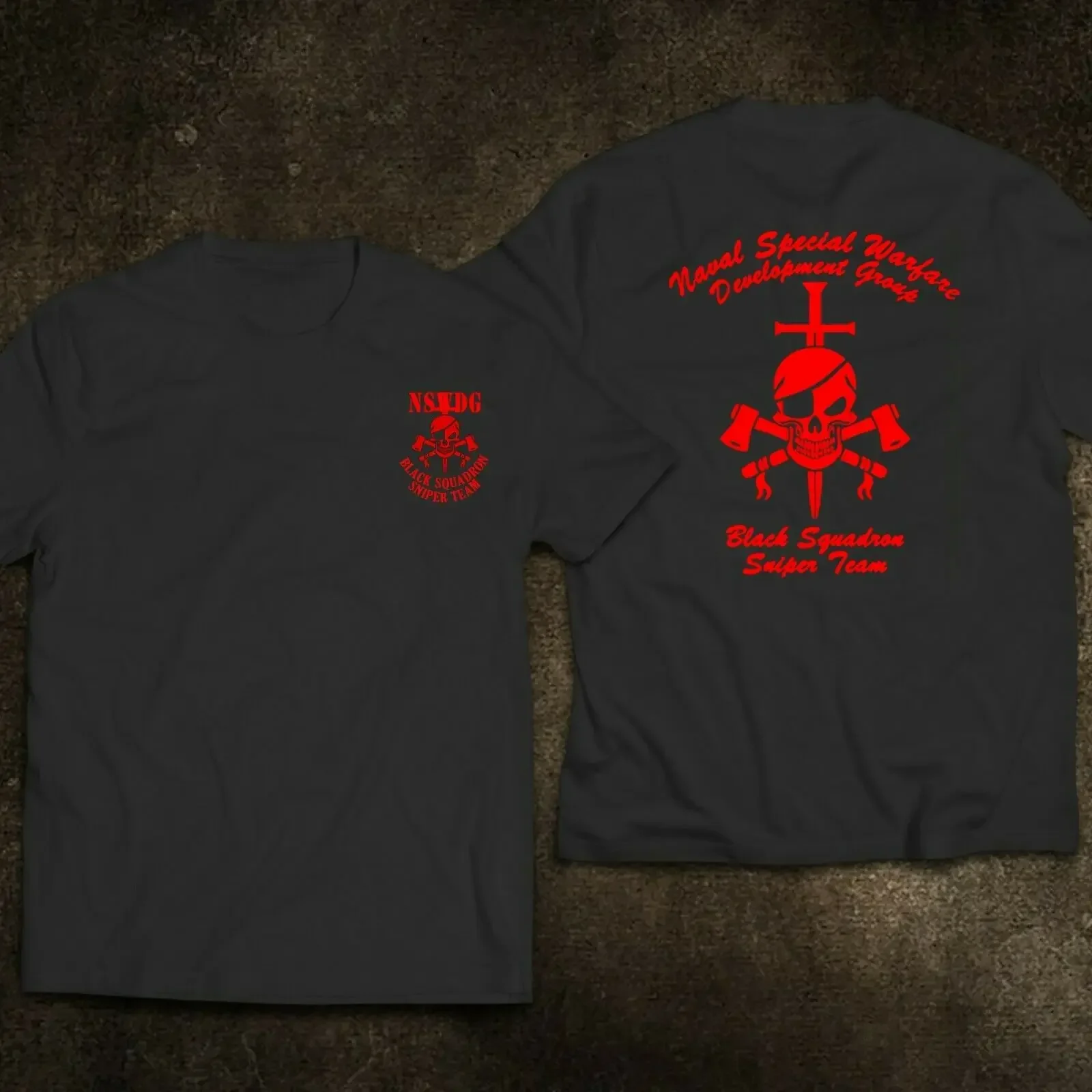 DEVGRU Seal Team Six NSWDG Black Squadron Sniper Team T-Shirt 100% Cotton O-Neck Short Sleeve Summer Casual Mens T-shirt