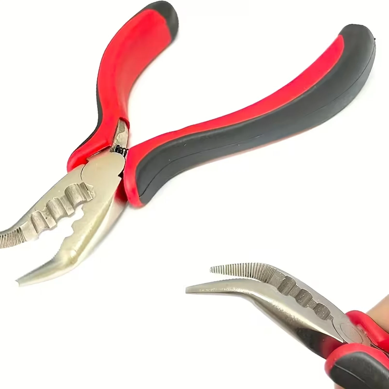 

Щипцы для наращивания волос с 3 отверстиями, мини-щипцы для микрокольцевого и нанокольцевого наращивания волос, инструмент для открывания и снятия (1 шт., черно-красный)