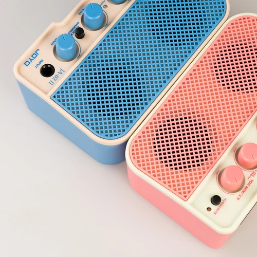 Imagen 2 del producto Amplificador de Guitarra Eléctrica JOYO JA-02 II de 5W, Altavoz de Guitarra Bluetooth de Doble Canal con Batería Recargable Integrada
