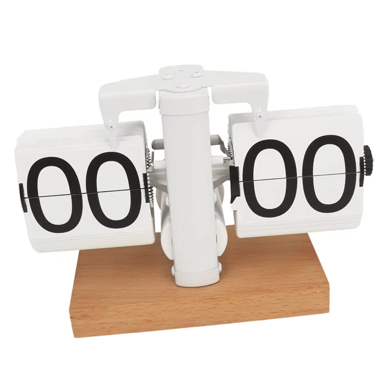 

Automatic Flip Digital Clock Auto Flip Desk Clock Flip Clock Minimalist Vintage Auto Flip Table Clock For Home Office-AT64