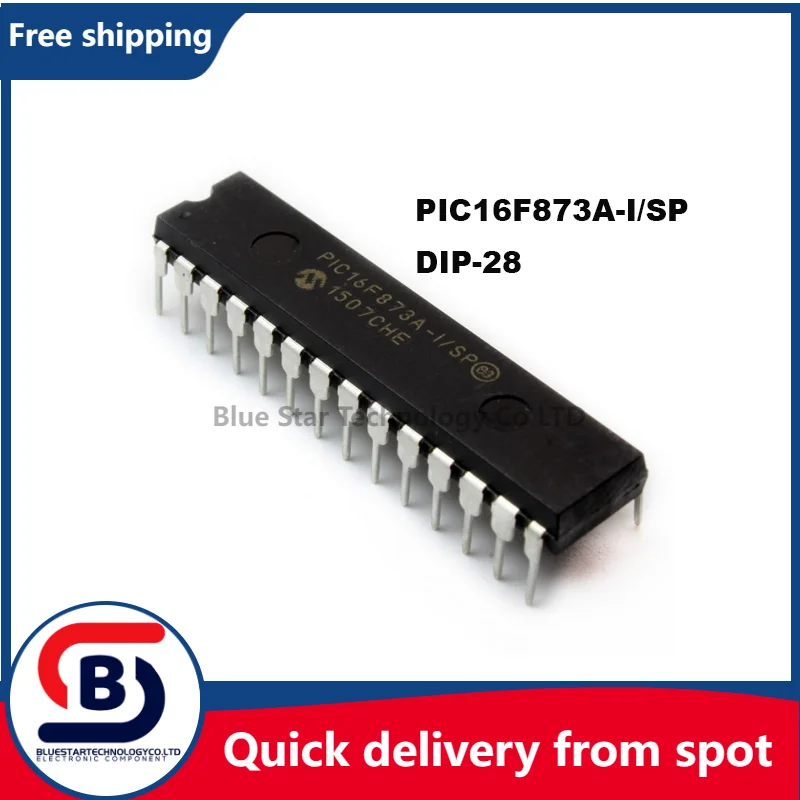 

Free Shipping 10-50pcs/lots PIC16F873A-I/SP PIC16F873A PIC16F873 16F873 DIP28 Quick delivery from spot