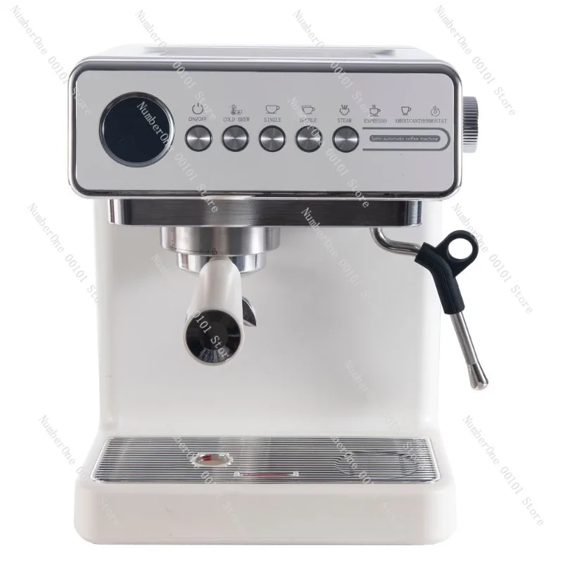 15Bar Espresso Coffee Machine with Grinder Milk Frother Smart Temp Control Americano Cappuccino Maker Home Barista Auto Shut-Off