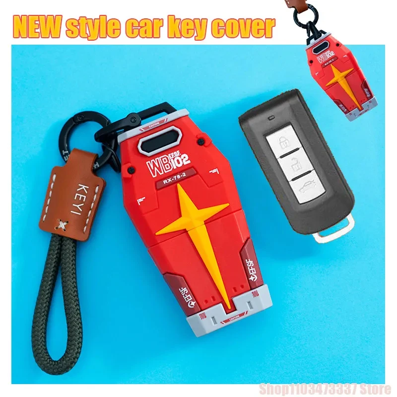 

For Mitsubishi Outlander,ASX,Pajero keycase,Red Shield Keycover
