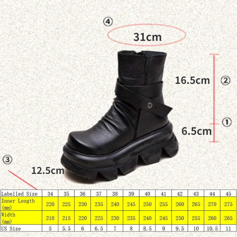 Koznoy 6.5cm Natural Genuine Leather Chimney Boots Women Ladies Fashion Ankle Booties Autumn Motorcycle Spring Moccasins Shoes