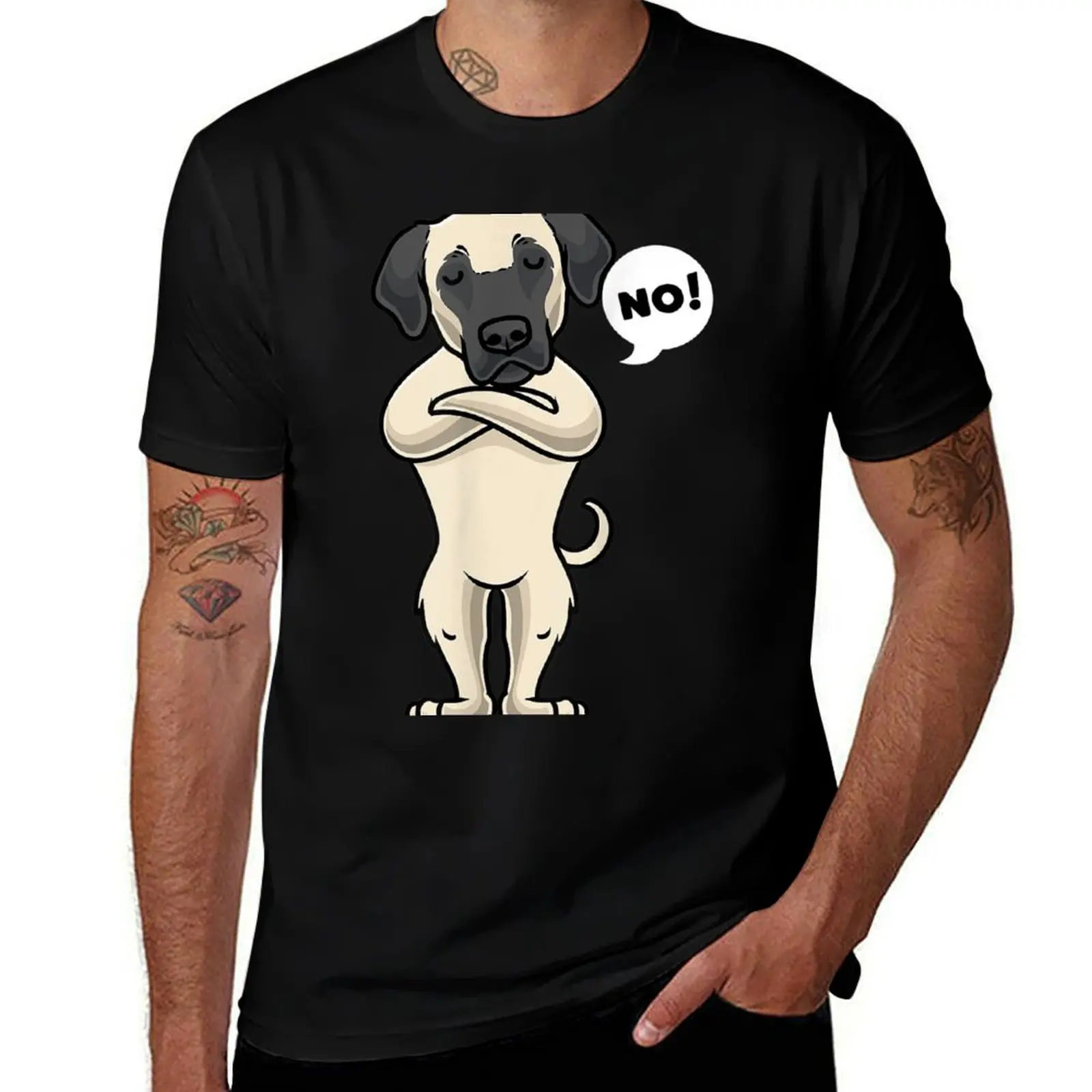 

Kangal Stubborn Anatolian Shepherd Dog T-Shirt essential t shirt cotton t shirts man 100% T-Shirt