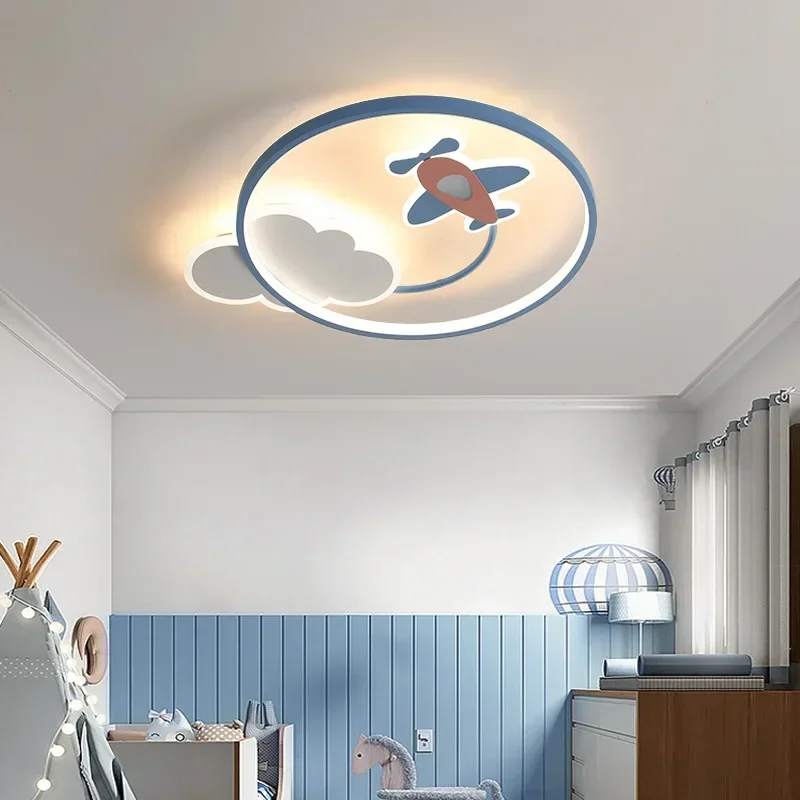 

Children's room LED cloud ceiling light Baby room ceiling light Astronaut plane Nordic warm kindergarten bedroom ceiling light