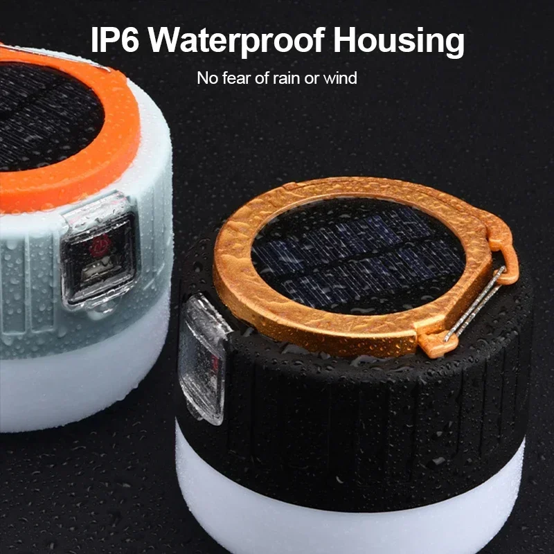 

Portable Camping Light Power Bank LED Camping Lanterns Handheld Waterproof Outdoor Tent Light Rechargeable Floodlight Flashlight