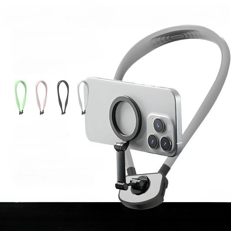 

Silicone Magnetic Quick Release Neck Mount Hold for Iphone 15 14 13 12 series for SAMSUNG HUAWEI XIAOMI Smart Phone Accessories