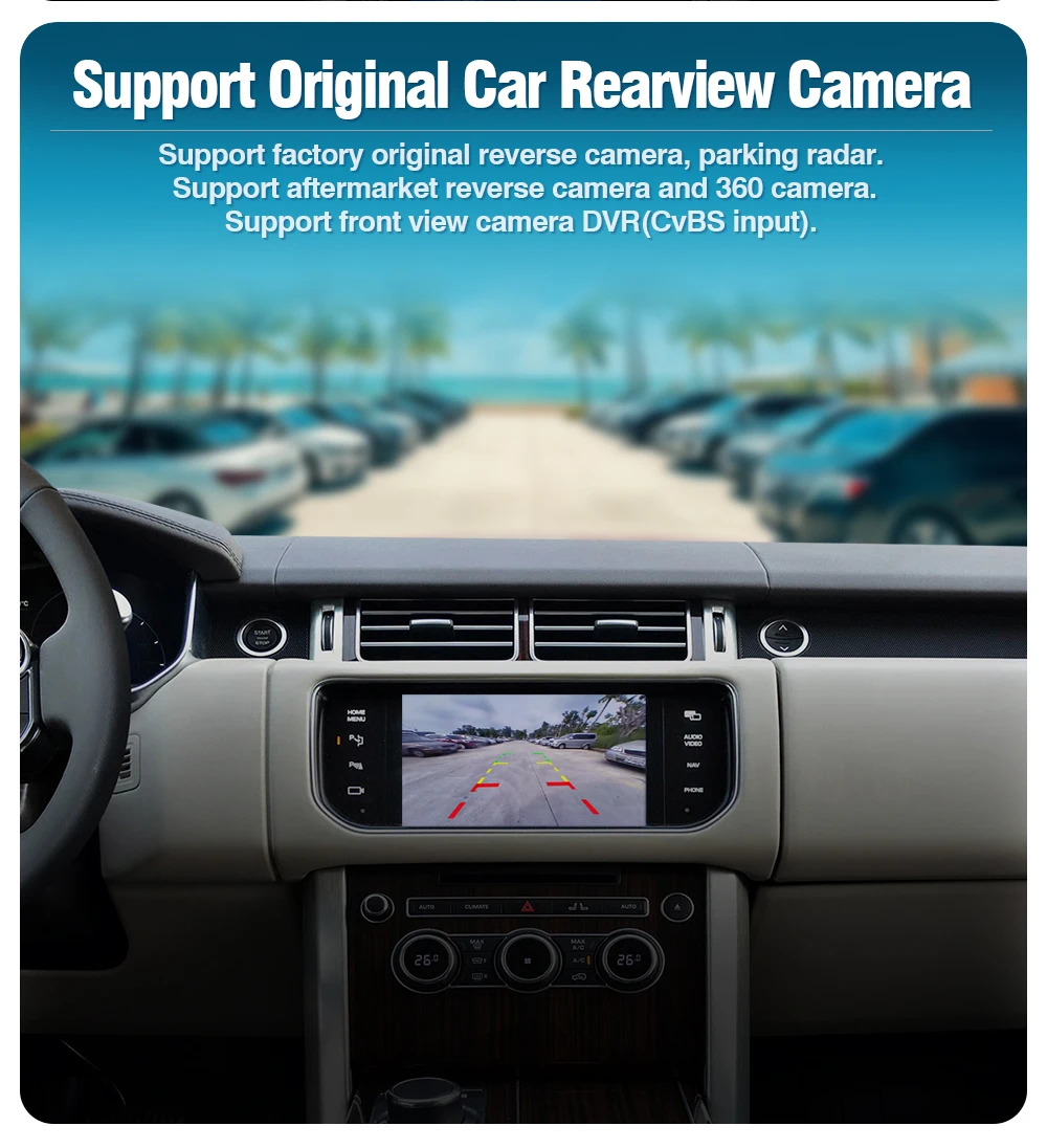 AUTOTOP Kabelloser CarPlay Android Auto Nachrüst-Decoder für Land Rover Jaguar Discovery 4 Aurora Freelander 2 XE XF XJ mit Bosch – Detail 11