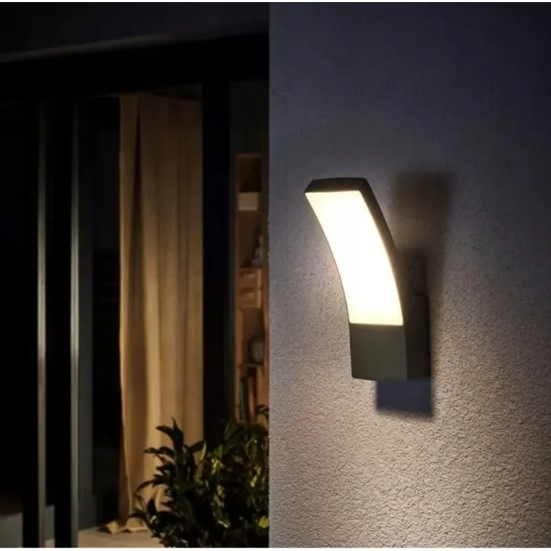 for Outdoor Wall Lamp Rainproof LED Aisle Staircase Courtyard Entrance Balcony Indoor Garden Wall Light Power Connection