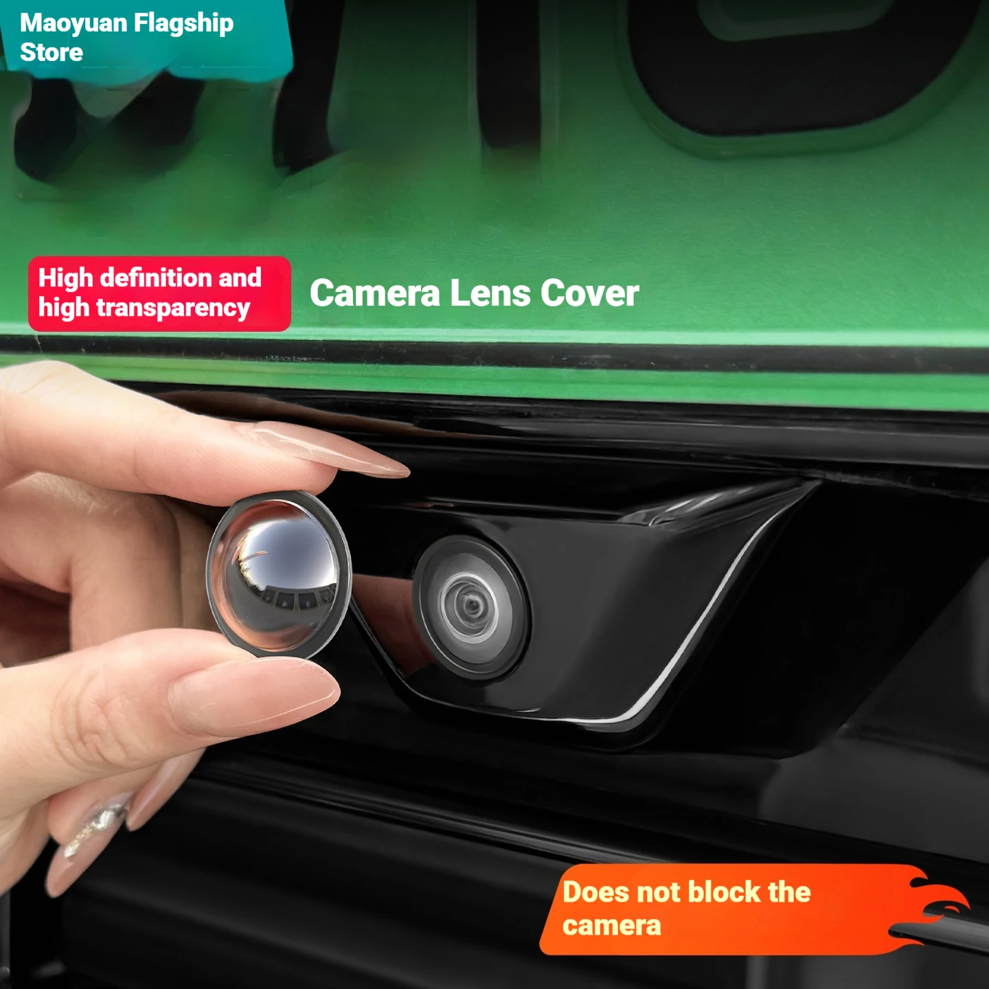 Car Camera Protective Cover Lens Cap, Dedicated Vehicle 360 Backup Camera Guard, Car Modification Accessories