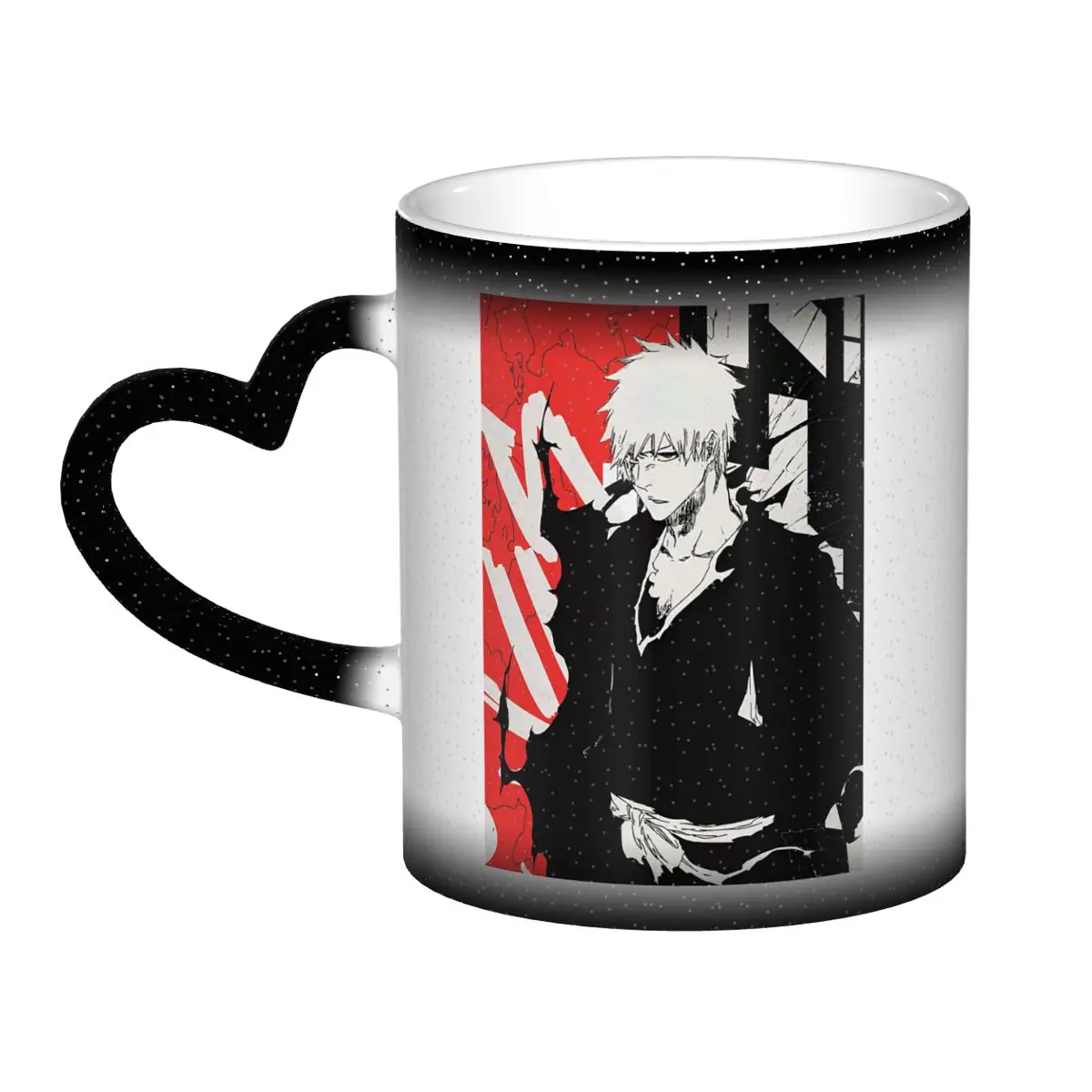 Ichigo Kurosaki Anime Bleach Mug Funny Ceramic Coffee Cups Tea Mugs Milk Cup Drinkware Gift for Woman Man