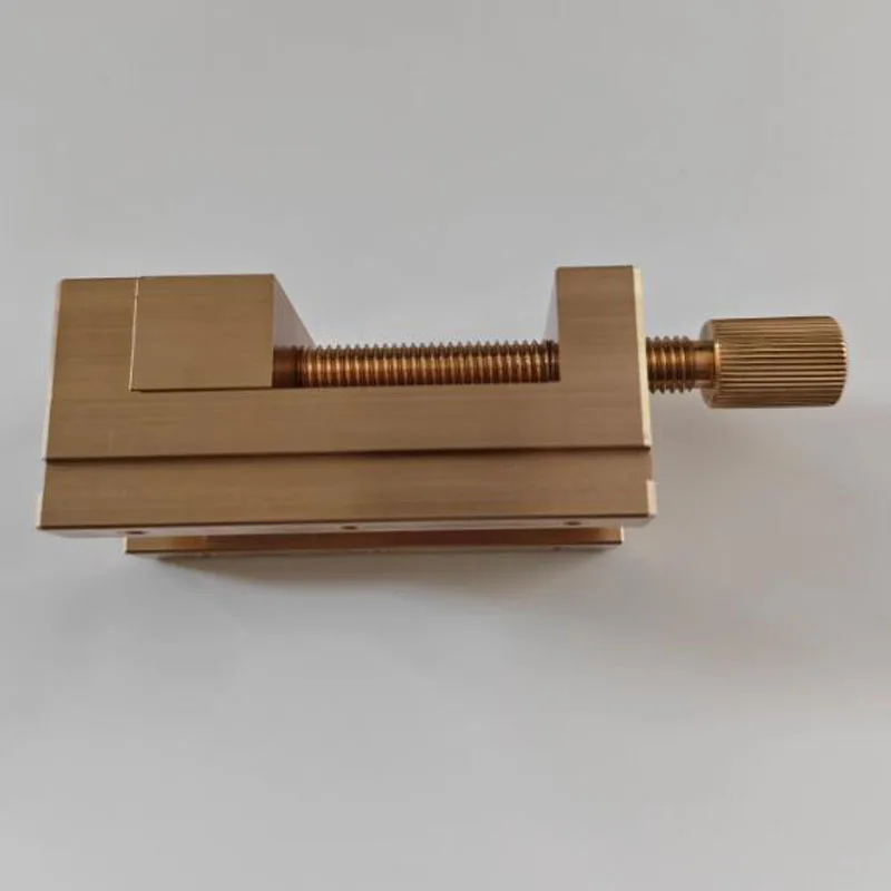 High Precision Mini Brass Vise Multi-Function Manual Clamping Tool with 0-33MM Opening for Precision Work