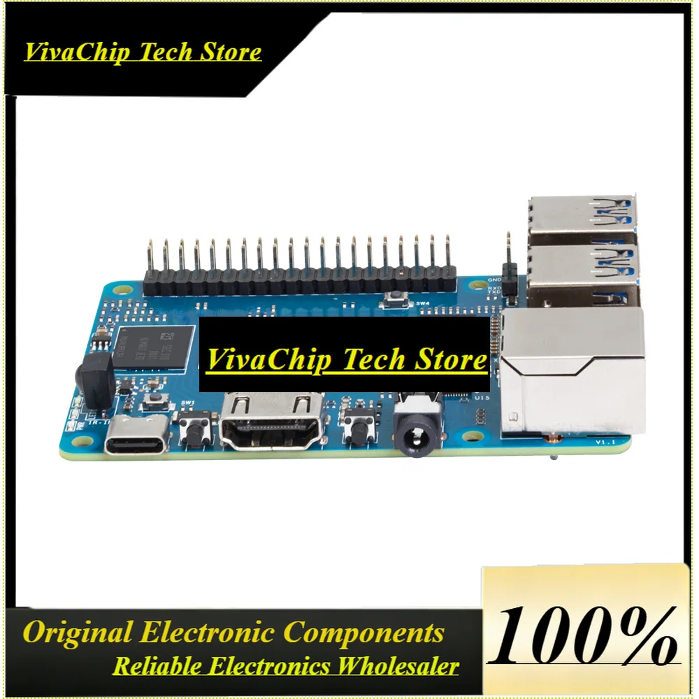 VivaBanana PI BPI-M5 Amlogic S905X3 Quad Core ARM Mali G31 4GB LPDDR4 RAM 16GB EMMC Flash Support Linux Ubuntu Debian Single Boa