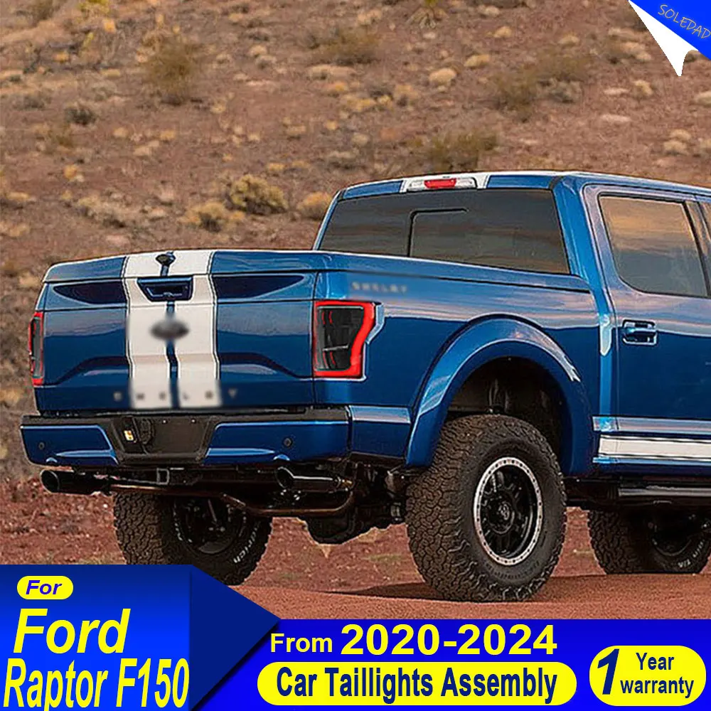 

Автомобильные задние фонари для Ford Raptor F150 F-150 2022 2024, светодиодные автоматические задние фонари в сборе, задние фонари, динамические указатели поворота, задние фонари