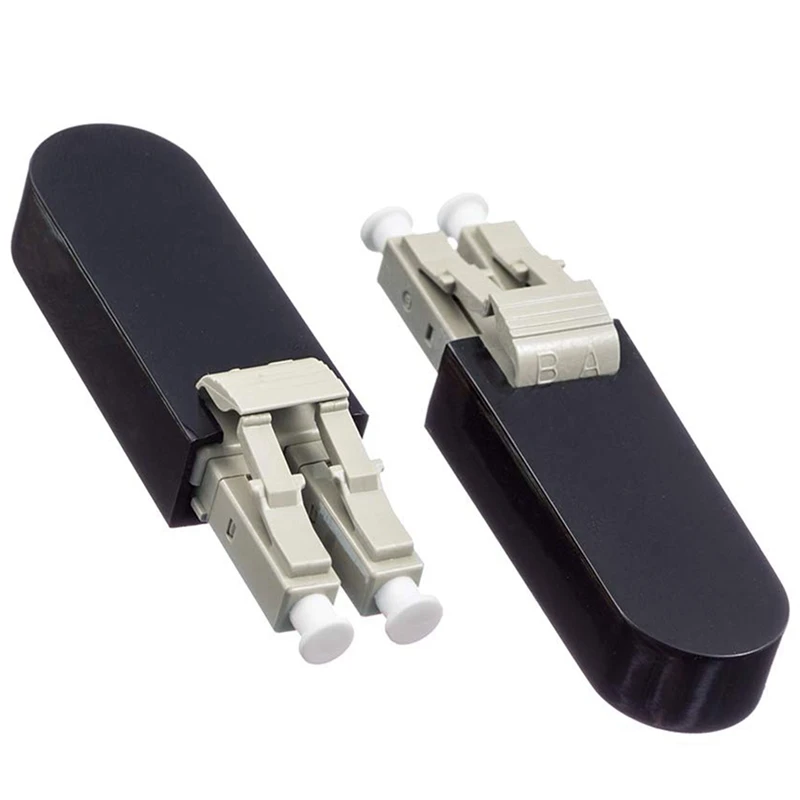 Kabel adaptor Loopback serat optik LC/UPC 2 pak, Plug uji 50/125 Multimode untuk aplikasi pengujian