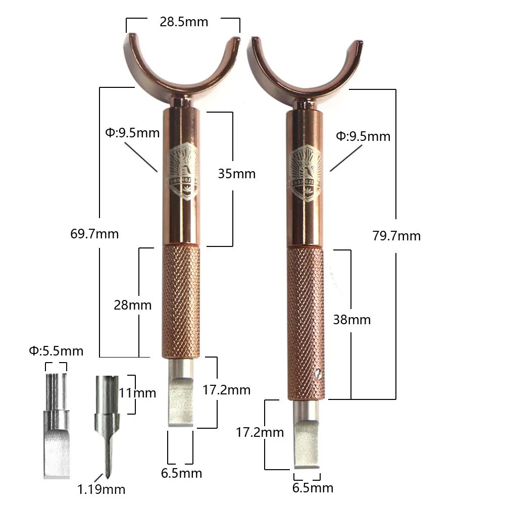 Double Bearing Leather Carving Swivel Knives Tools