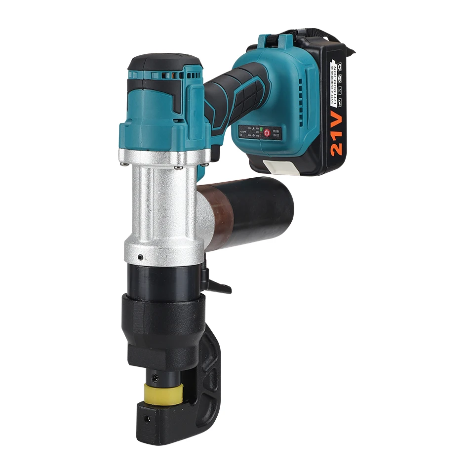 MZS-135 Battery-Powered Cable Tray Punch Tool - Electric Sheet Metal Hole Cutter