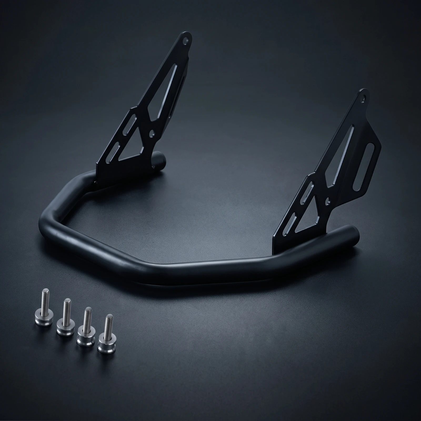 Motorcycle Headlight Guard Bracket Adventure-Ready Motorcycle Headlight Protector with Bracket Front Luggage Rack Rigid Strong