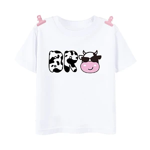 Holy Cow I Am One Family Matching Outfit Baby One Birthday Dad Mom Sis Bro Tees Family Look T-shirt Tops Birthday Clothes Romper