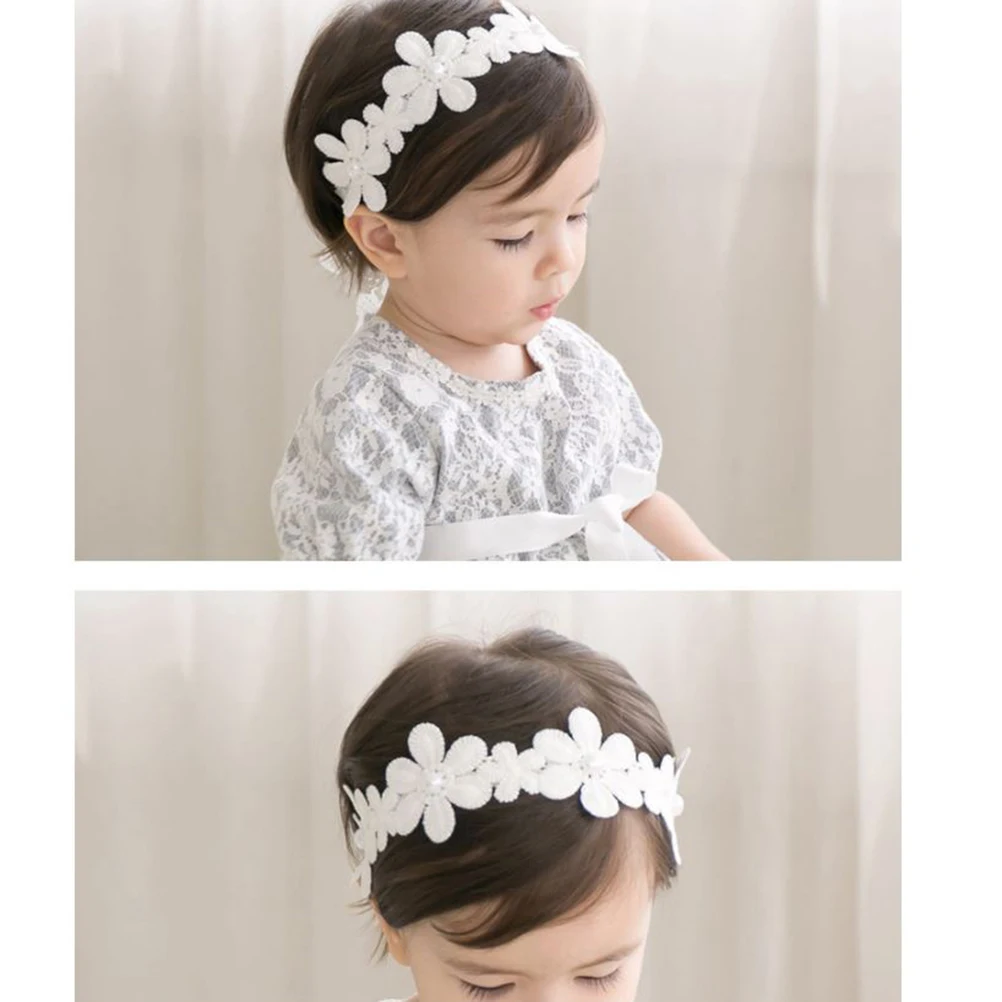 

2pcs Baby Headbands for Newborn Infants Girls Kids Flower Hairband Princess Accessories Birthday Halloween Photography Gift
