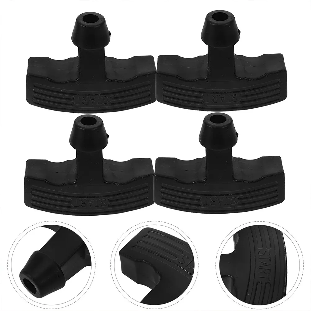6Pcs Diesel Engine Pull Handle Recoil Starter Grip Comfortable Antislip Lawn Mower Pull Cord Replacement Rope Starter Handle