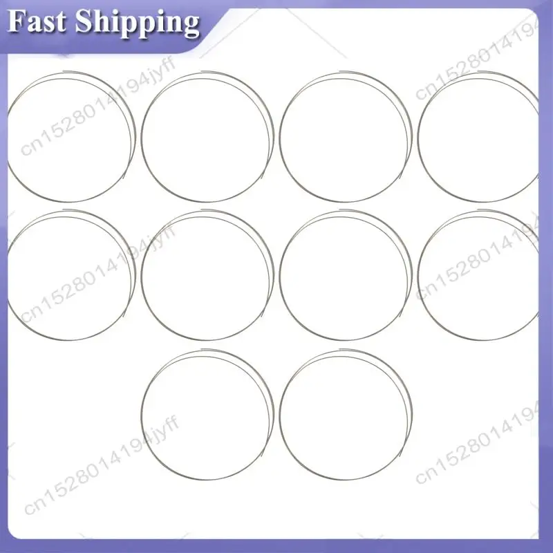 

-ABDH 10Pcs 8 Feet Cupronickel Fret Wire Fingerboard Frets 2.9Mm Width For Bass