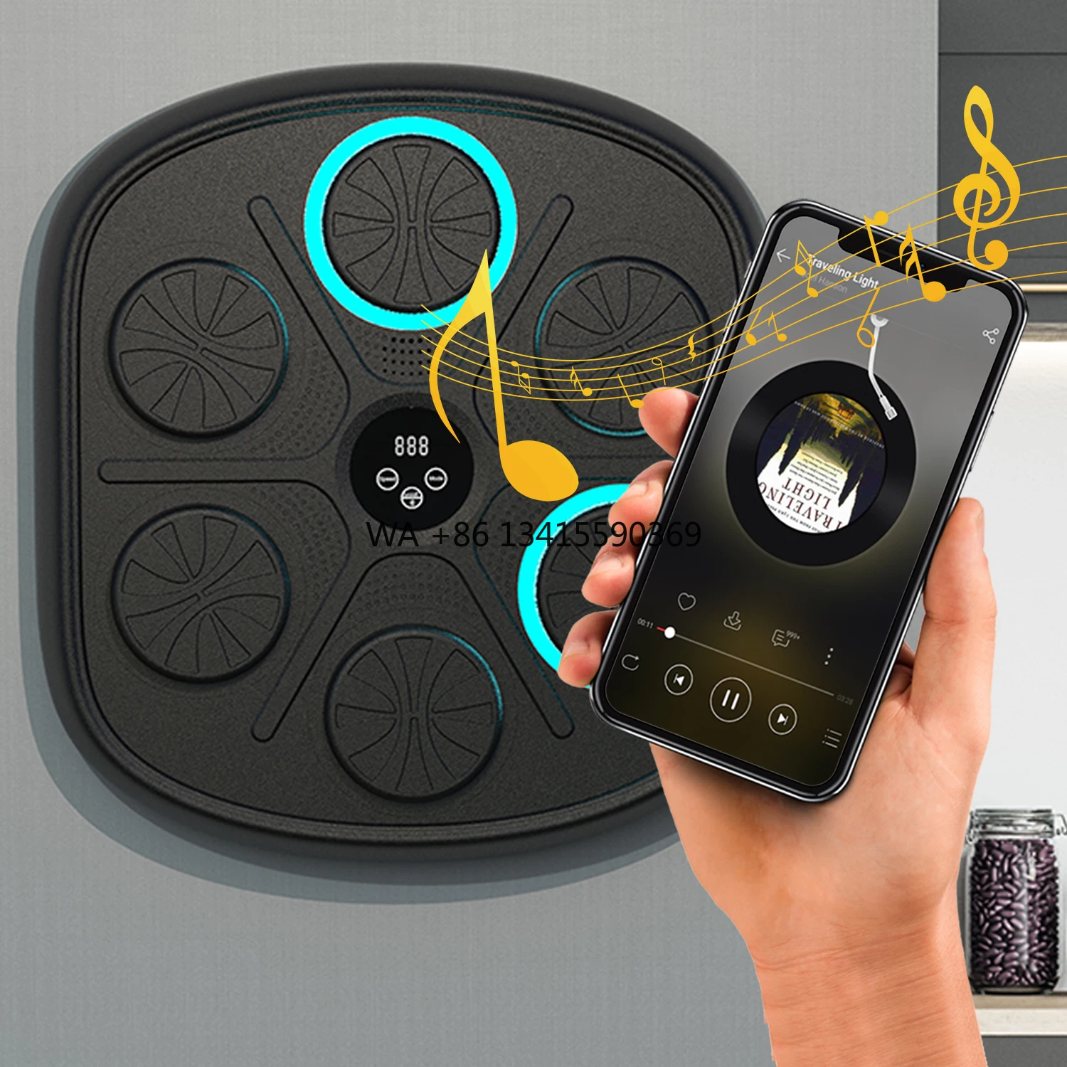 

Music Boxing Training Machine Manufacture Boxing Punching Machine Wholesale Wall Mounted Smart Music Boxing Equipment for Adults