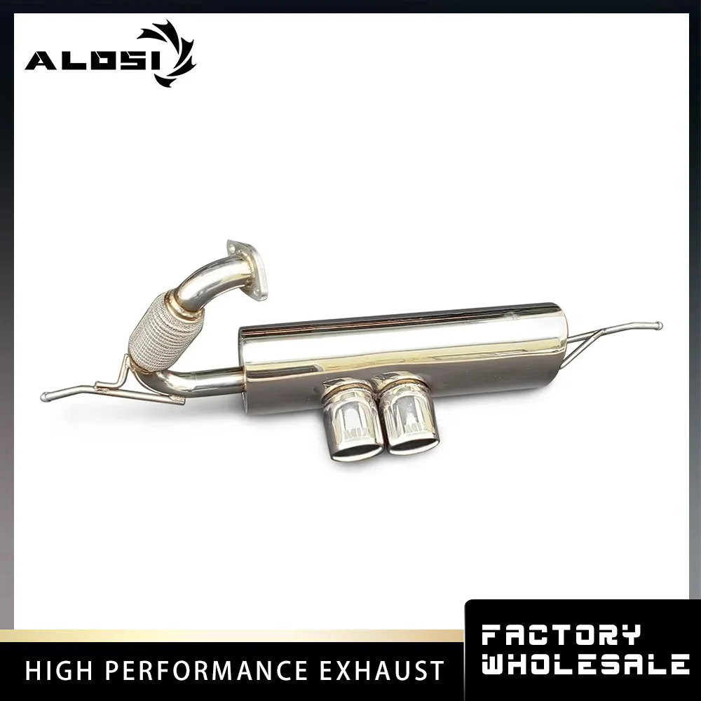 

Выхлопная система Cat-back для Mercedes-Benz SMART W451 1.0T/1.0L 2009-2012, высокопроизводительная выхлопная система с интеллектуальным клапаном