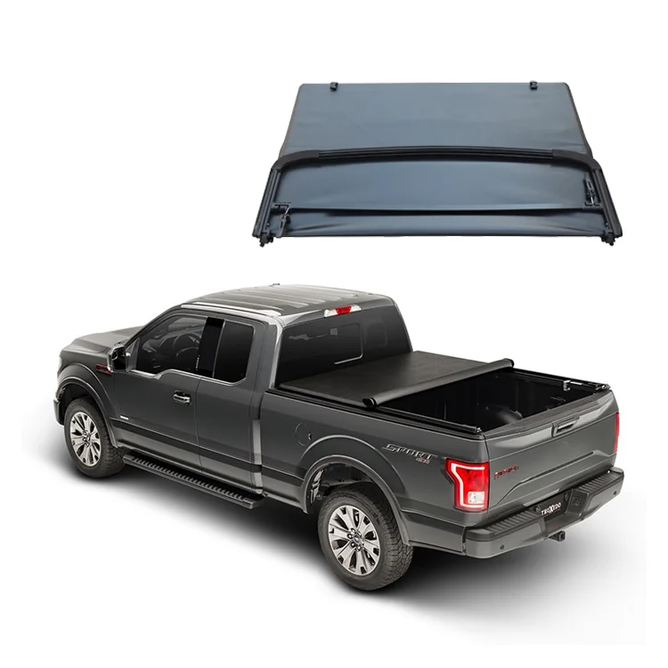 Easy To Install Soft Tri-fold Tonneau Cover 4x4 Soft Tonneau Cover For GWM Poer KingKong Pickups Accessories