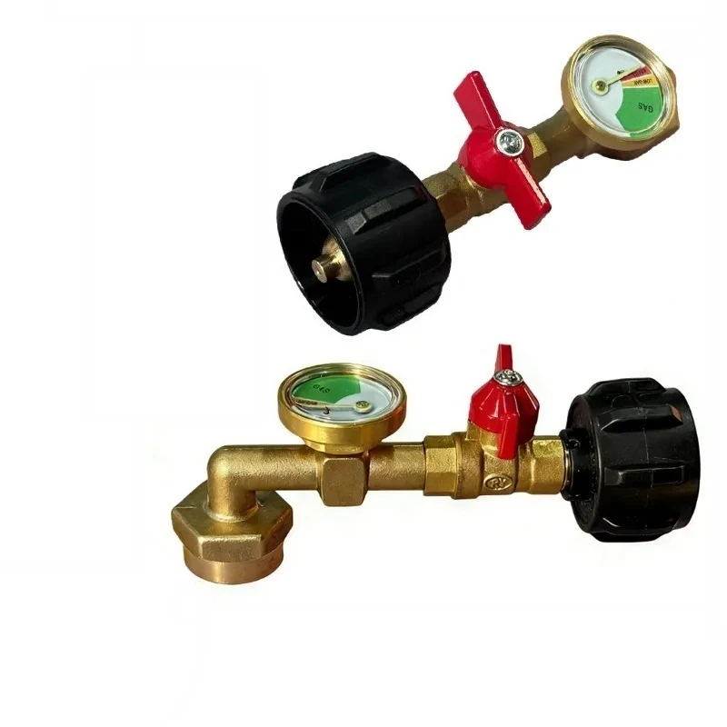for North American  Bottle Inflatable Connector with Luminous Strap Ball Valve  Camping Essential