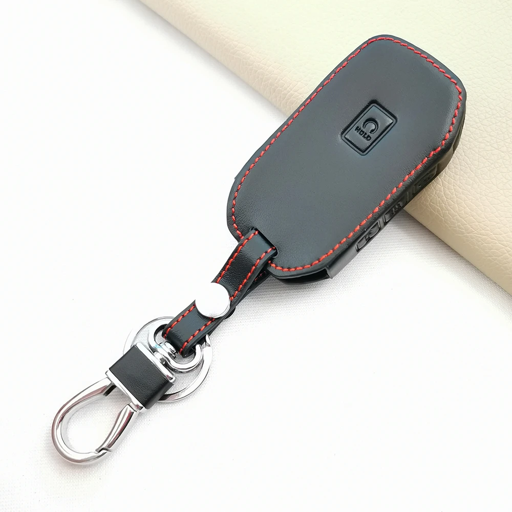

New Premium Leather Car Key Case for Kia Sportage Carnivl All New K5 K3 KX3 KX7 5 Buttons Key Protector Cover Interior