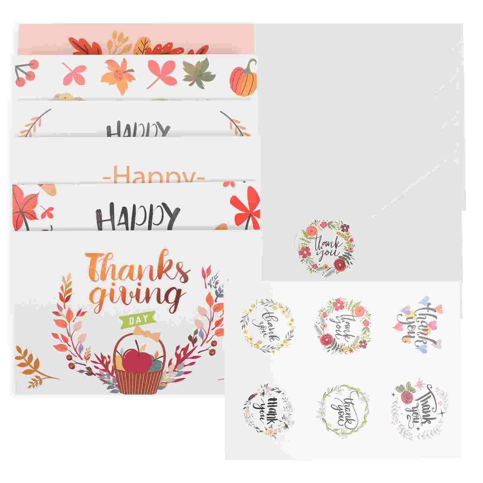 Blank Cards Greeting Gift Blessing Postcards with Envelope Congratulation Paper Jam