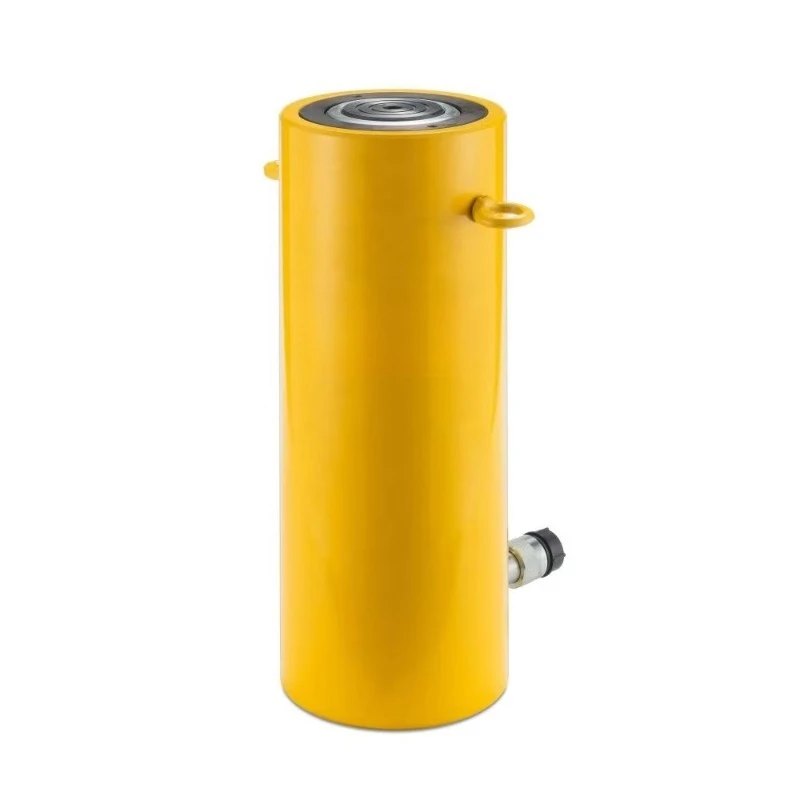 150T 200mm stroke industrial durable single acting large tonnage hydraulic cylinder
