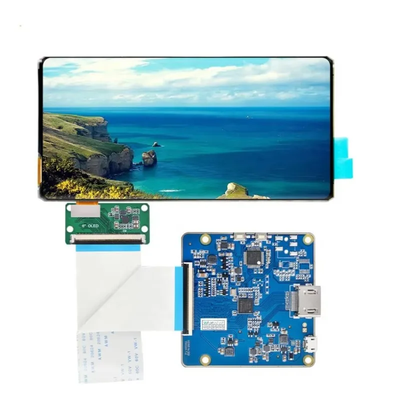 6 Inch 2K 2160*1080 Flexible Oled Screen 360 Degrees Bendable Screen Rollable  Display Panel