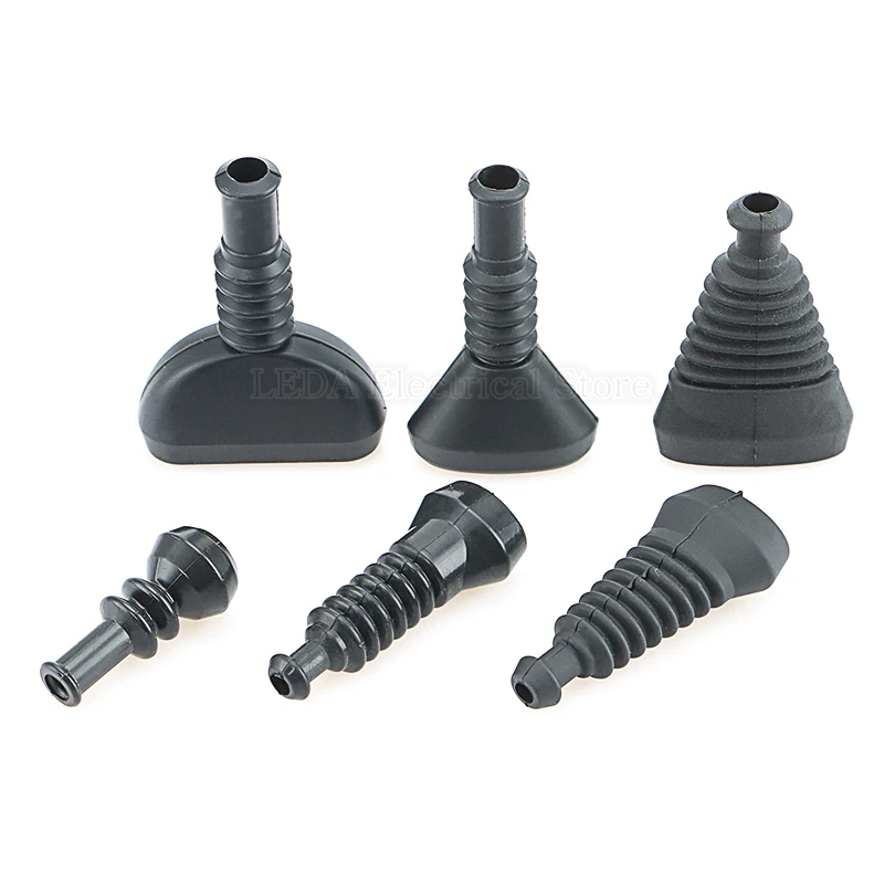 Waterproof Automotive Wire Connector Tail Clip 1.5 Series Rubber Boot Cover Cap - 1/2/3/4/5/6 Pin Car Wire Cover DJ7021-1.5